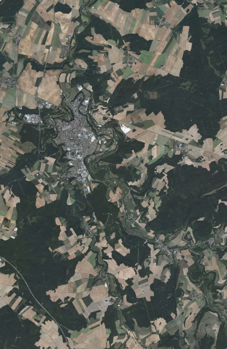 Chaumont aujourd'hui, le territoire vu du ciel