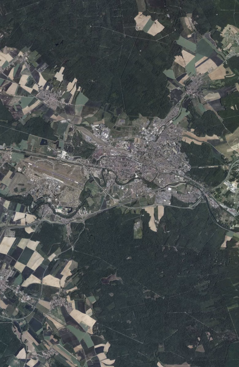 Saint-Dizier aujourd'hui, le territoire vu du ciel