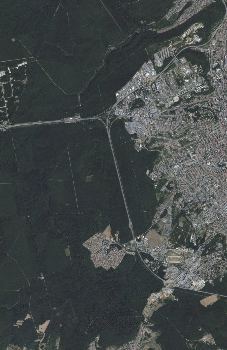 Laxou aujourd'hui, le territoire vu du ciel
