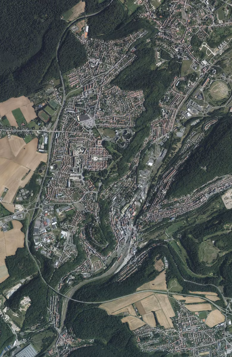 Longwy aujourd'hui, le territoire vu du ciel