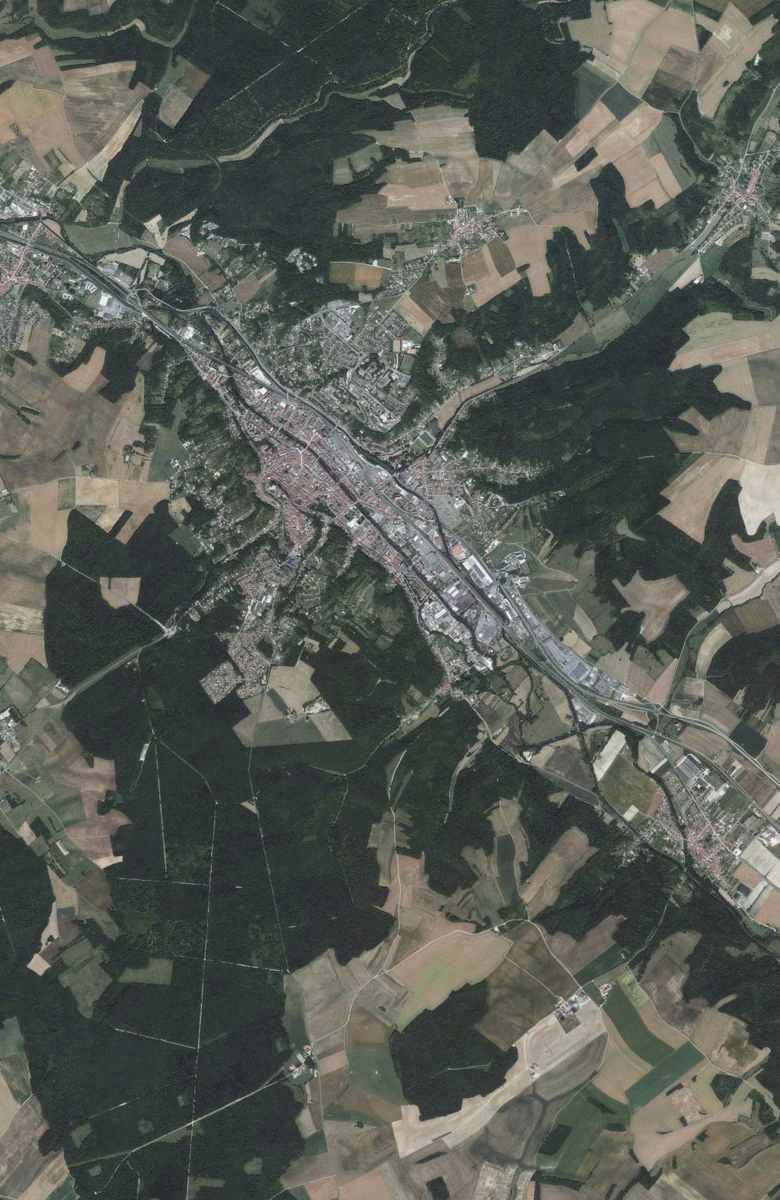 Bar-le-Duc aujourd'hui, le territoire vu du ciel