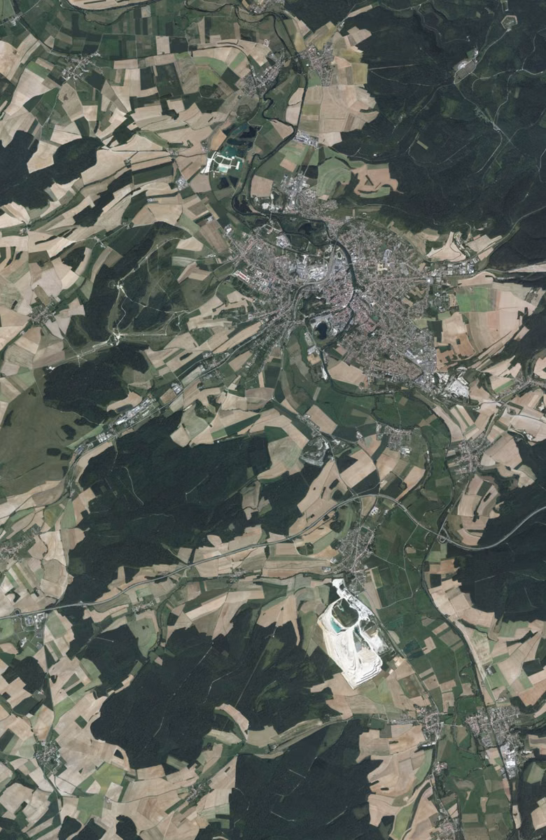 Verdun aujourd'hui, le territoire vu du ciel