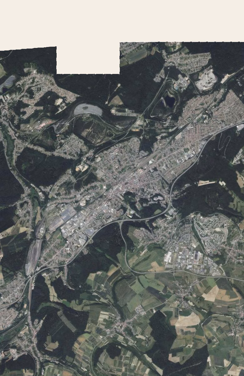 Forbach aujourd'hui, le territoire vu du ciel