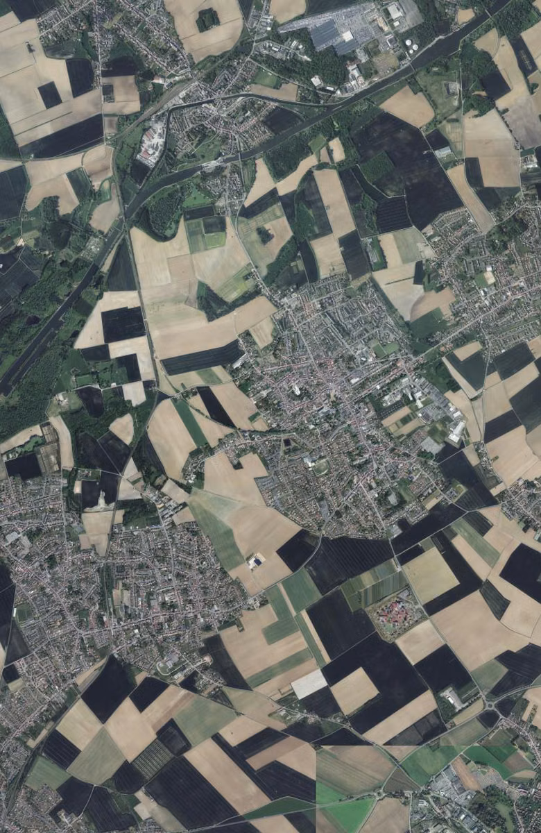 Annœullin aujourd'hui, le territoire vu du ciel