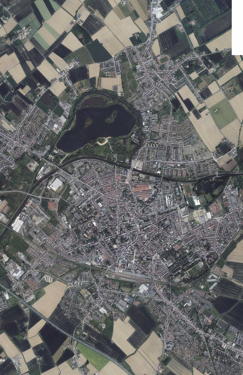 Armentières aujourd'hui, le territoire vu du ciel
