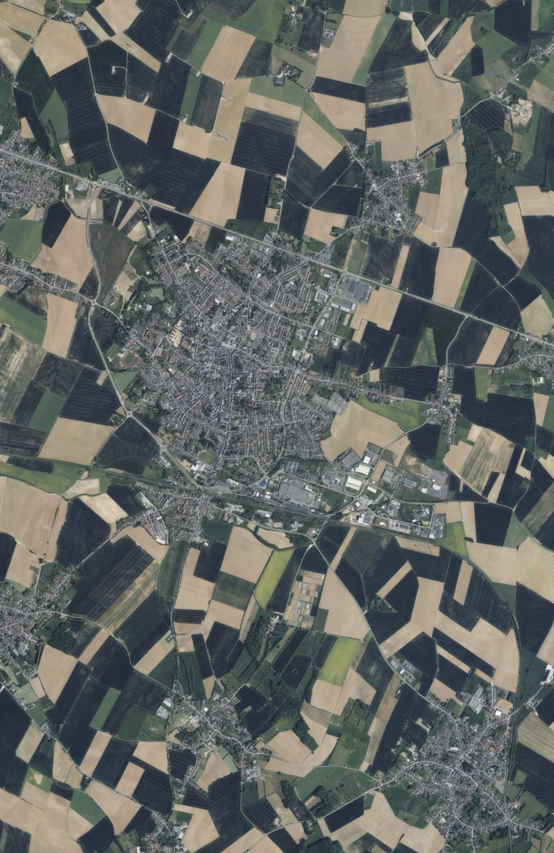 Caudry aujourd'hui, le territoire vu du ciel