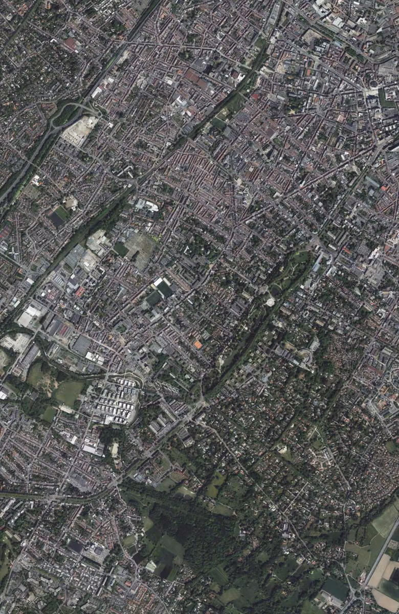 Croix aujourd'hui, le territoire vu du ciel