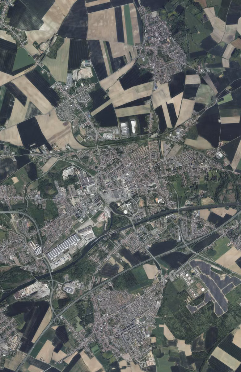 Denain aujourd'hui, le territoire vu du ciel