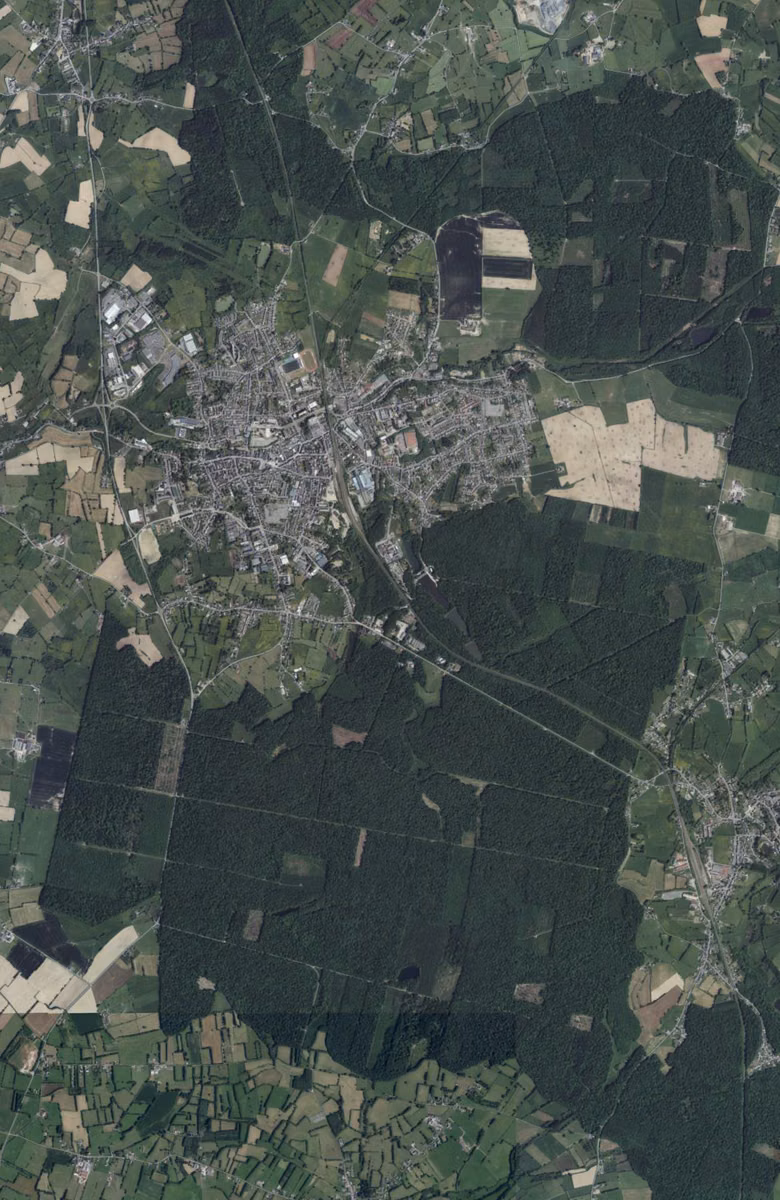 Fourmies aujourd'hui, le territoire vu du ciel
