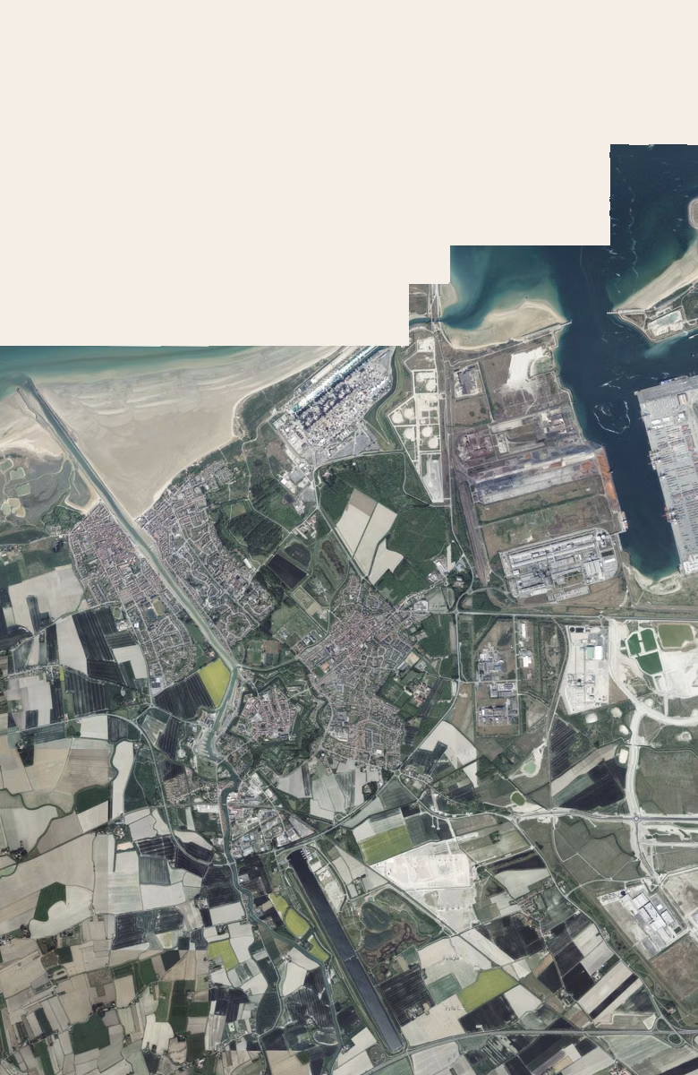 Gravelines aujourd'hui, le territoire vu du ciel