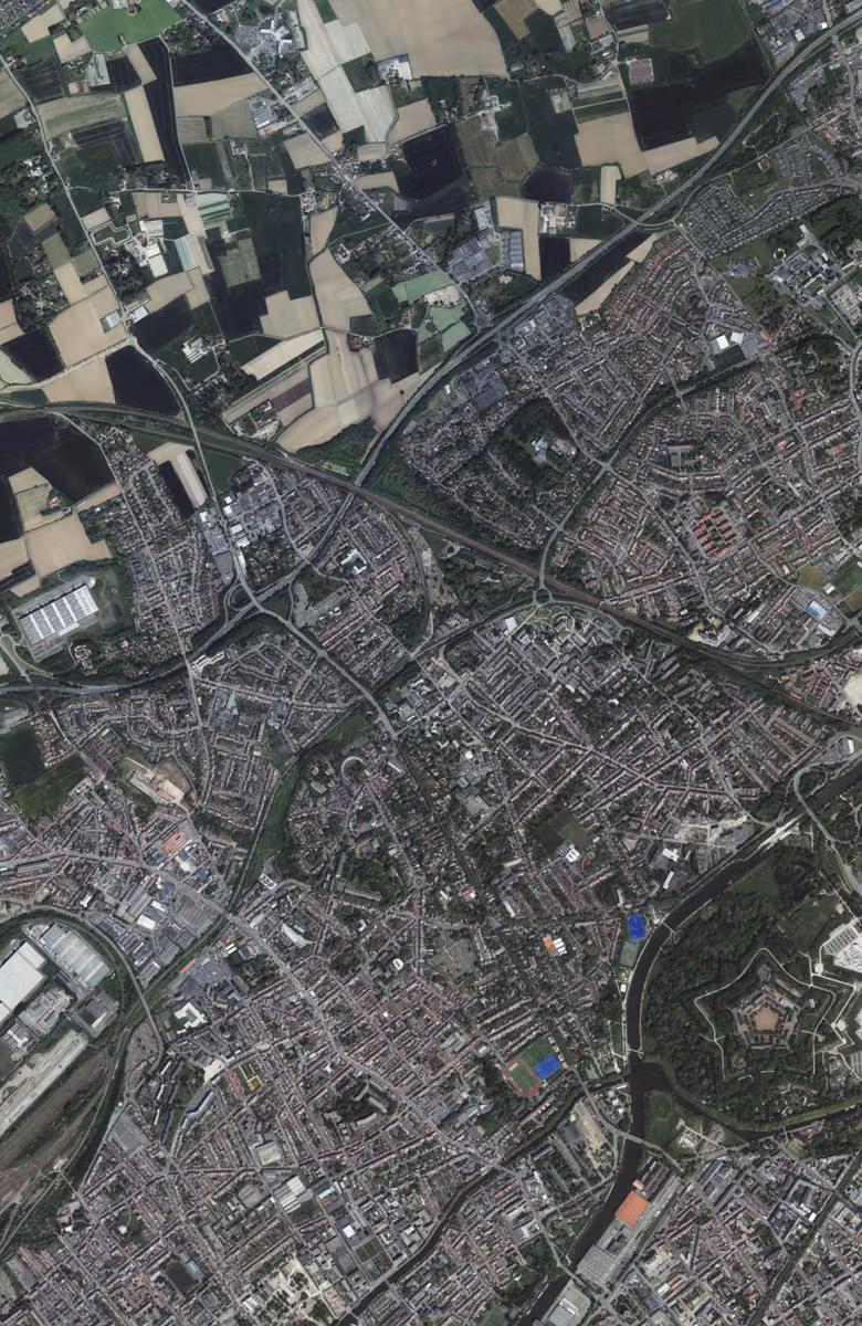Lambersart aujourd'hui, le territoire vu du ciel