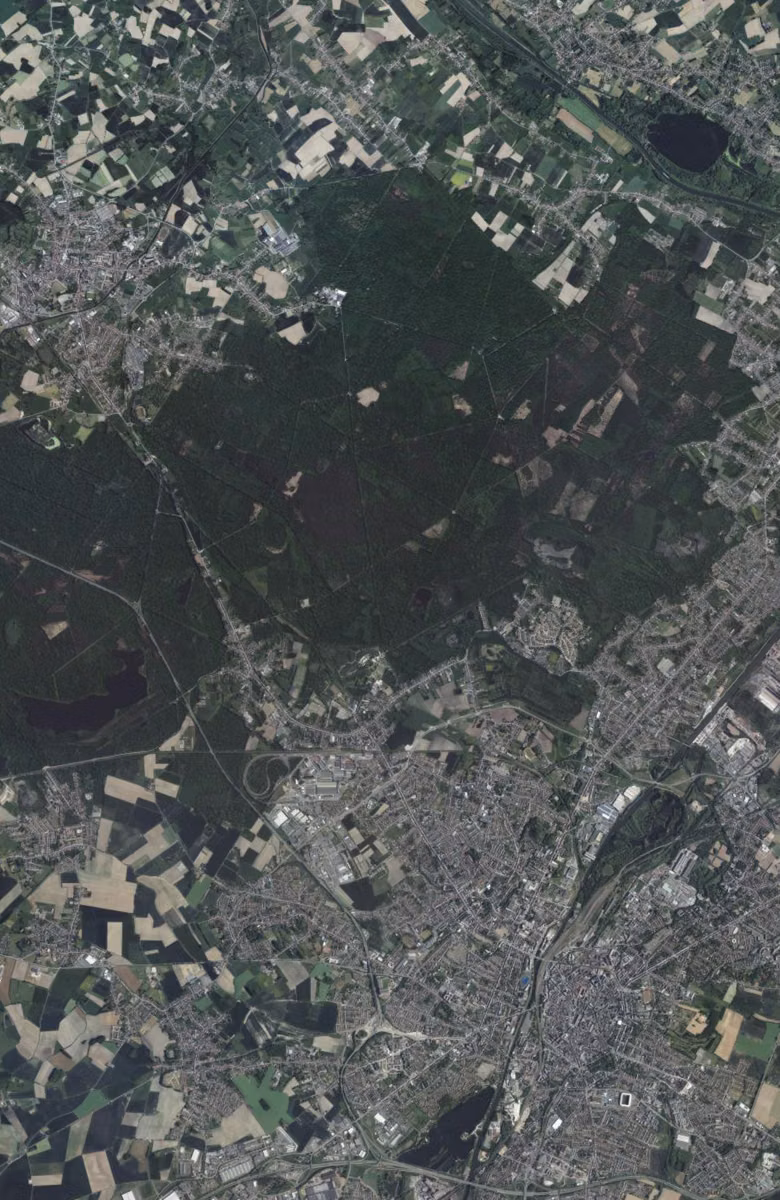 Raismes aujourd'hui, le territoire vu du ciel