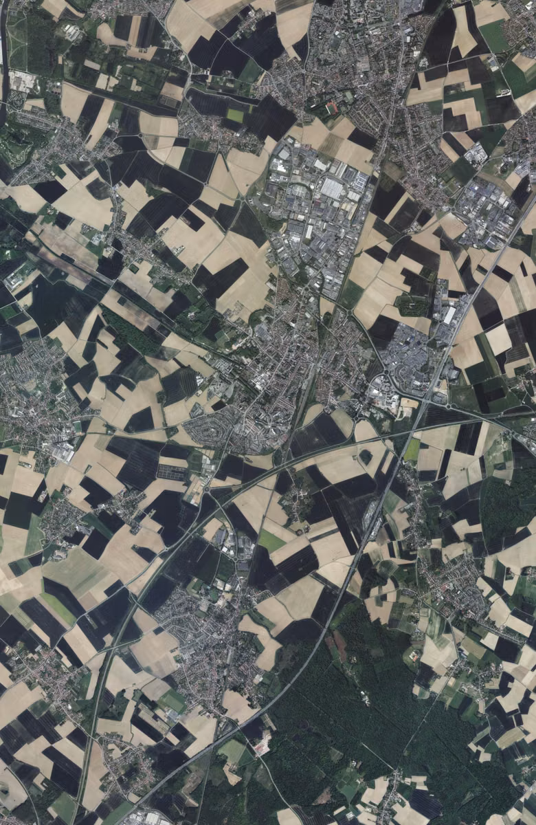 Seclin aujourd'hui, le territoire vu du ciel
