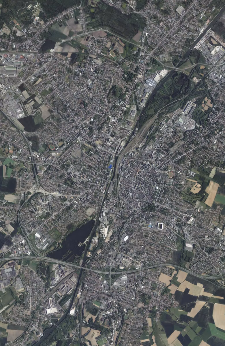 Valenciennes aujourd'hui, le territoire vu du ciel