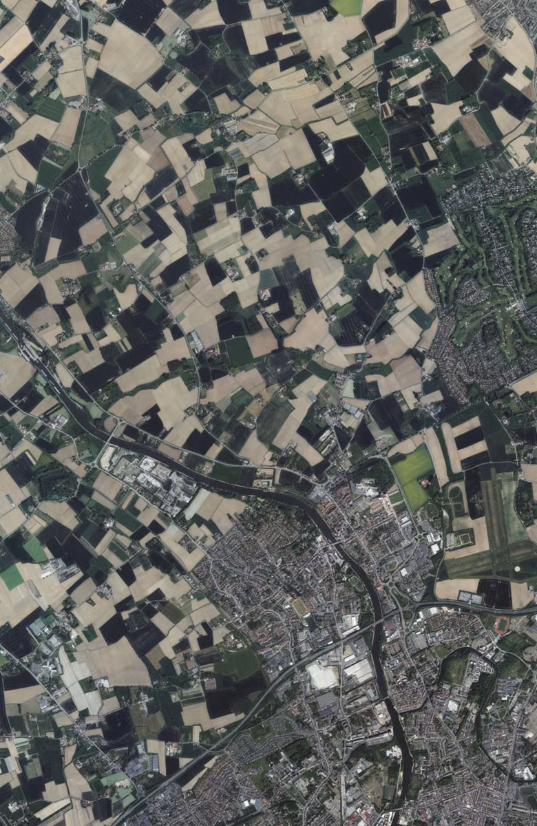 Wambrechies aujourd'hui, le territoire vu du ciel