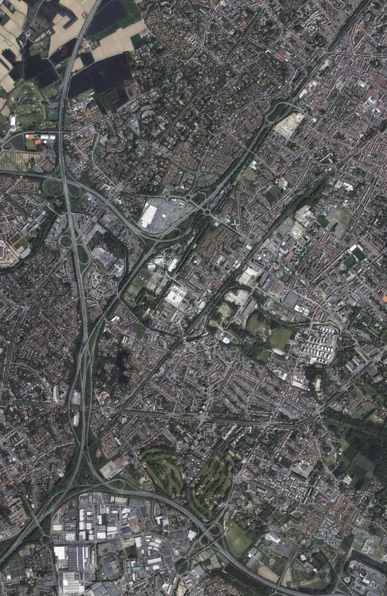 Wasquehal aujourd'hui, le territoire vu du ciel