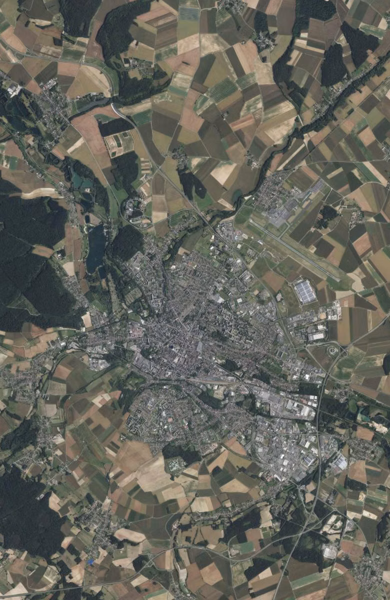 Beauvais aujourd'hui, le territoire vu du ciel
