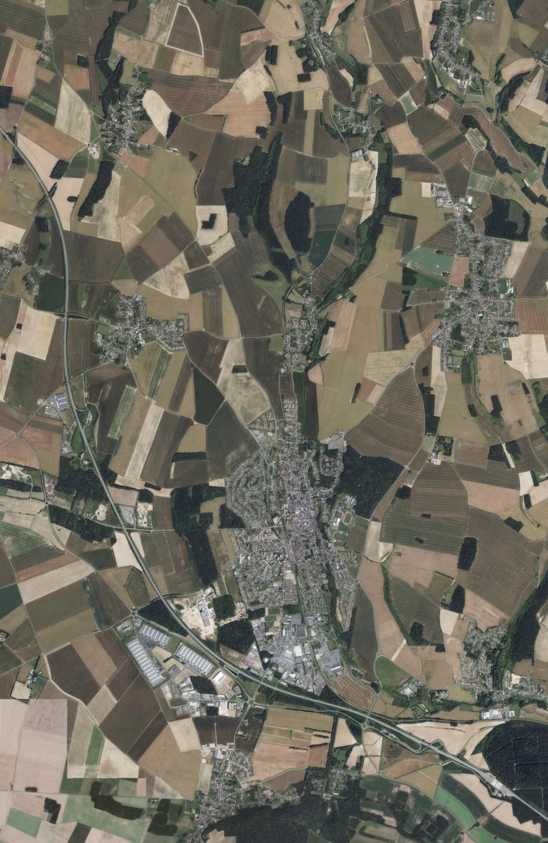 Méru aujourd'hui, le territoire vu du ciel