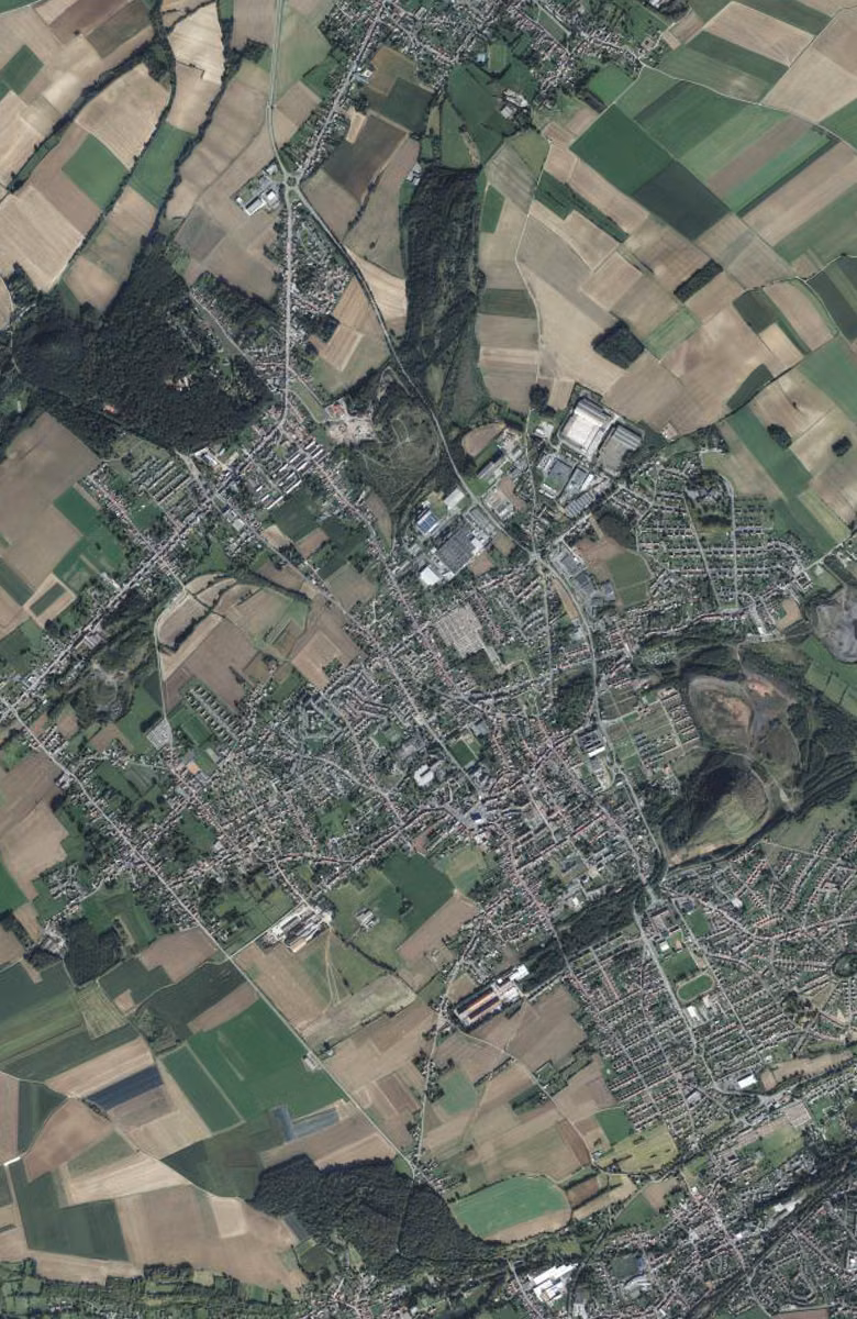 Auchel aujourd'hui, le territoire vu du ciel