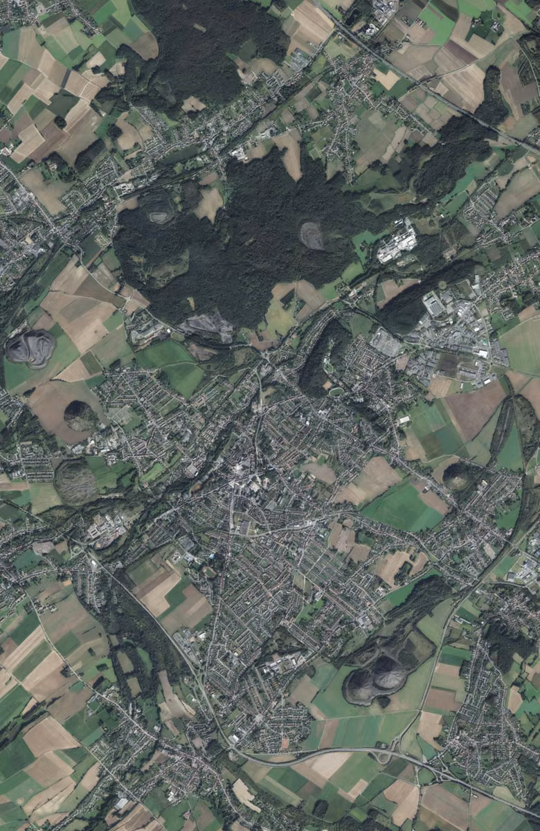 Bruay-la-Buissière aujourd'hui, le territoire vu du ciel