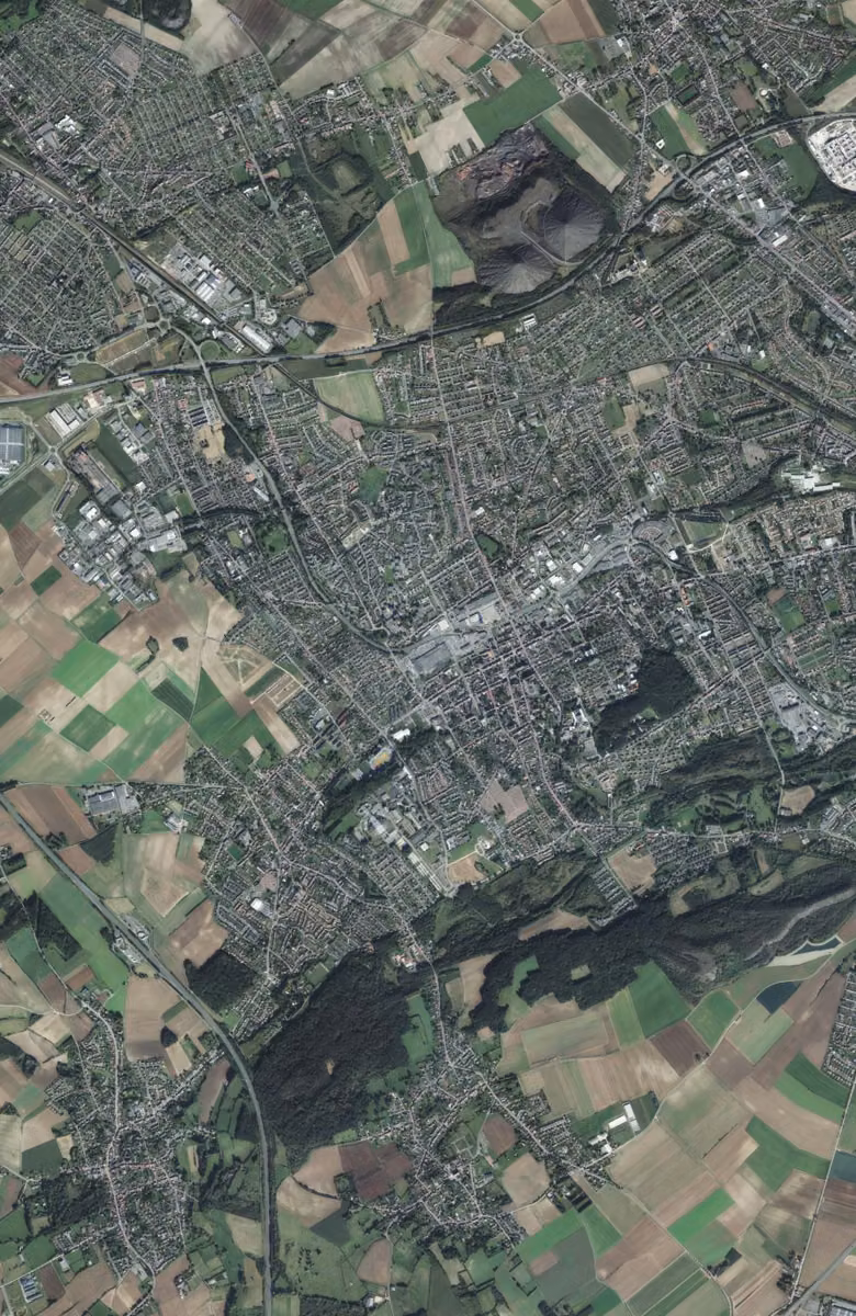 Liévin aujourd'hui, le territoire vu du ciel