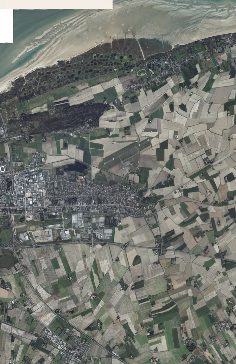 Marck aujourd'hui, le territoire vu du ciel