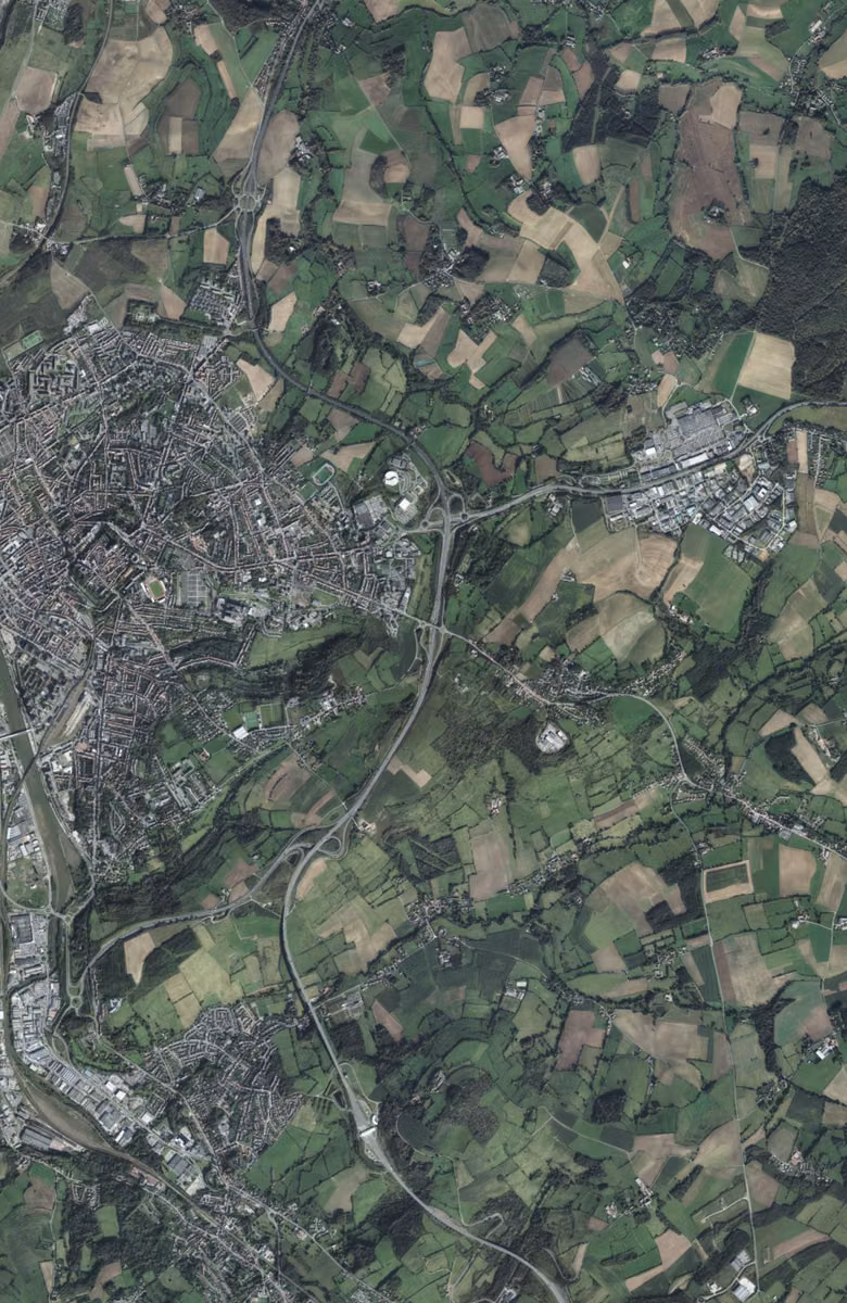Saint-Martin-Boulogne aujourd'hui, le territoire vu du ciel