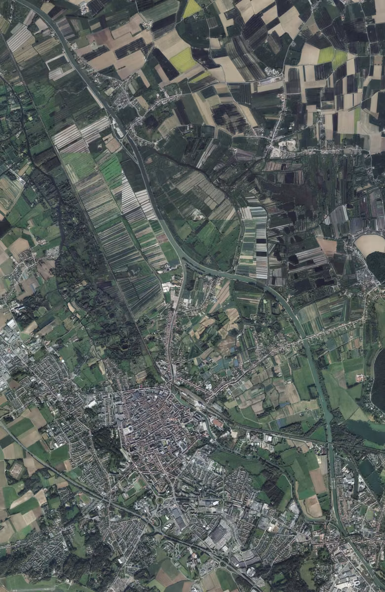 Saint-Omer aujourd'hui, le territoire vu du ciel