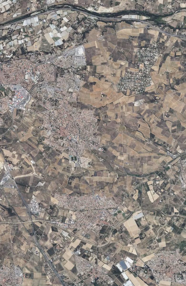 Cabestany aujourd'hui, le territoire vu du ciel