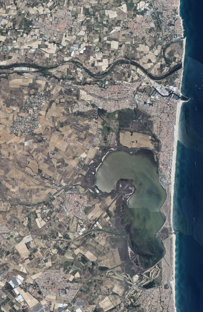 Canet-en-Roussillon aujourd'hui, le territoire vu du ciel
