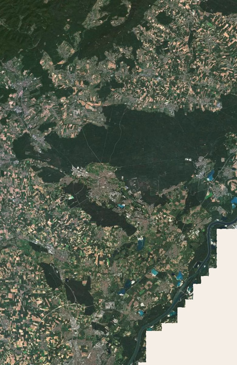 Haguenau aujourd'hui, le territoire vu du ciel