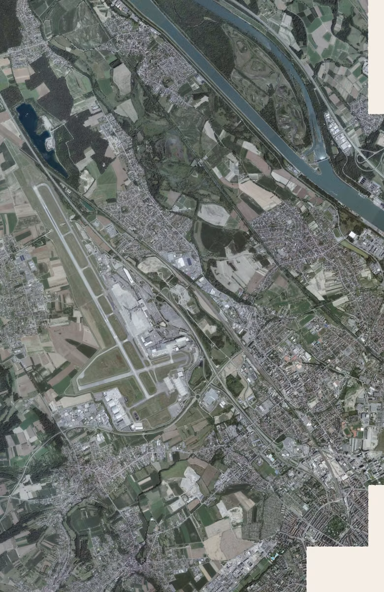 Saint-Louis aujourd'hui, le territoire vu du ciel