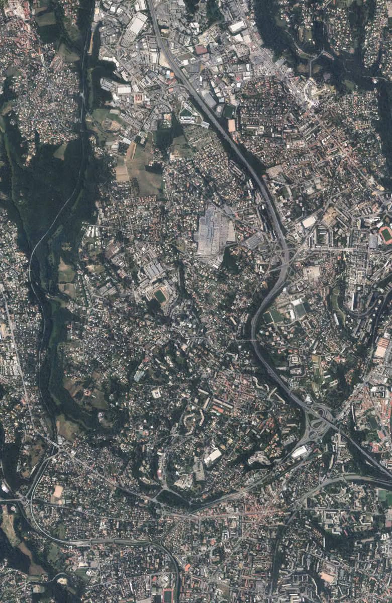 Écully aujourd'hui, le territoire vu du ciel