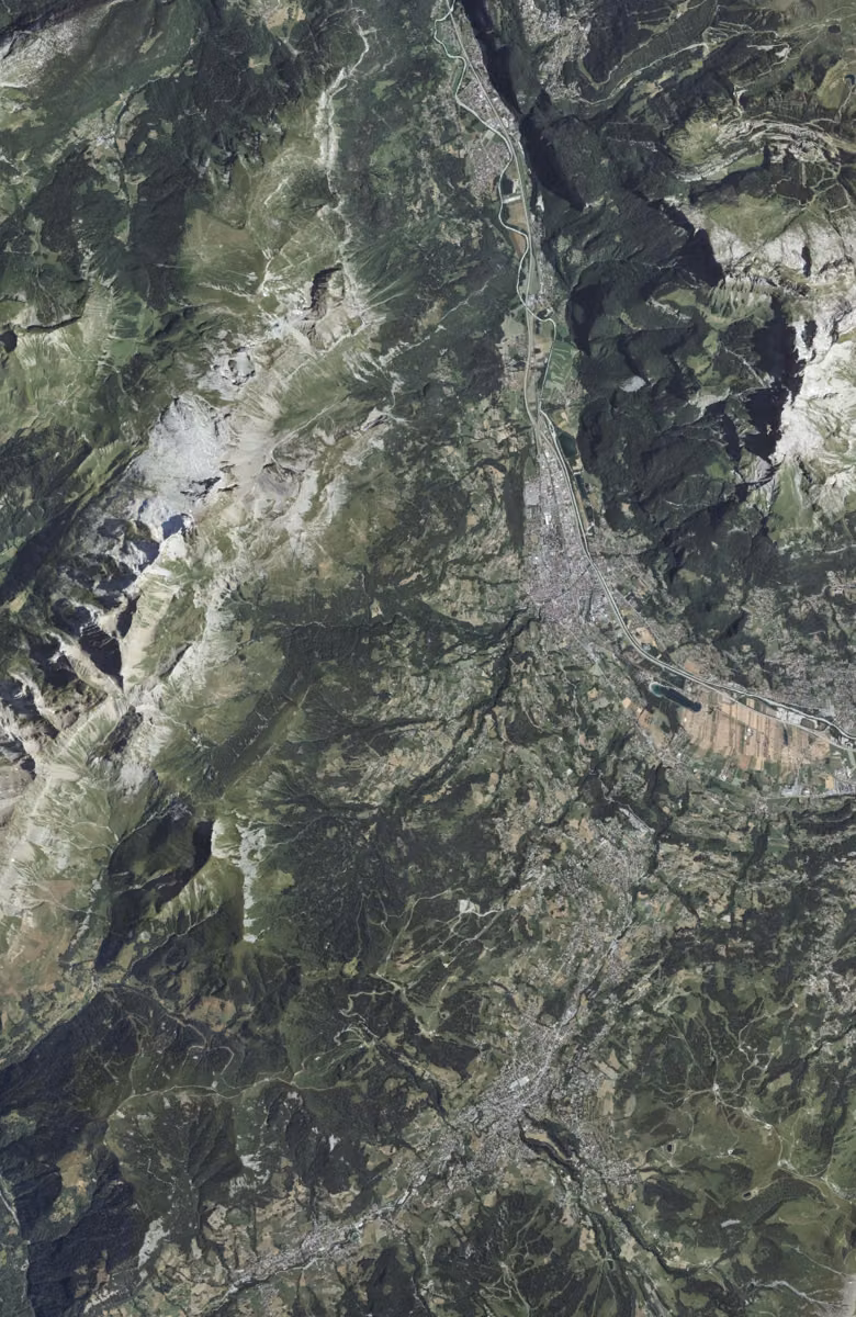 Sallanches aujourd'hui, le territoire vu du ciel