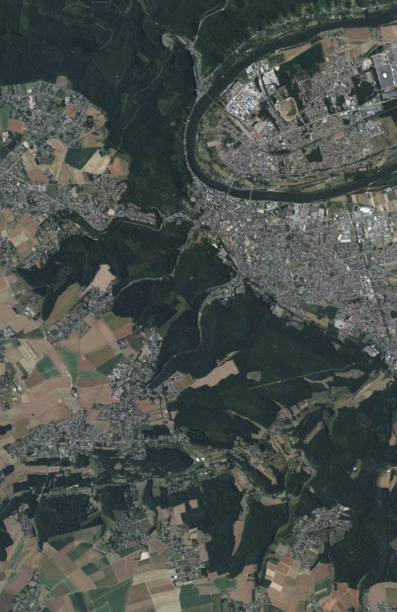 Elbeuf aujourd'hui, le territoire vu du ciel