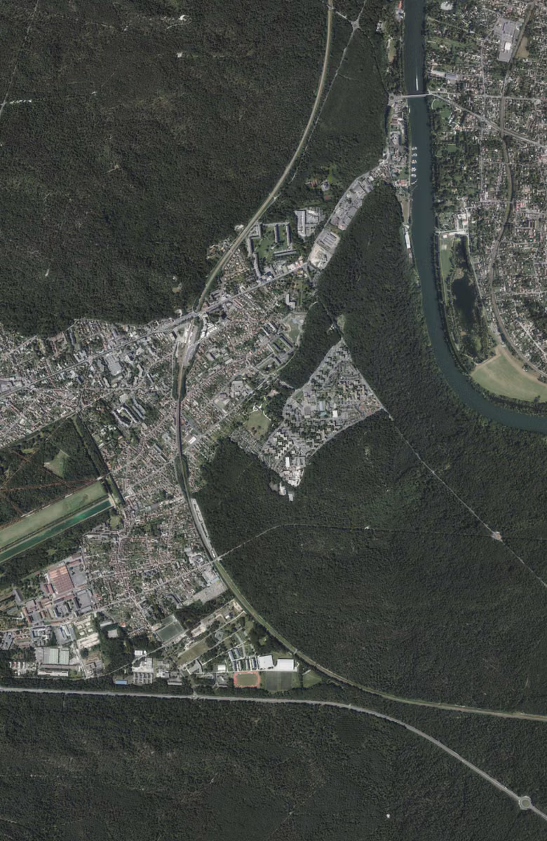 Avon aujourd'hui, le territoire vu du ciel