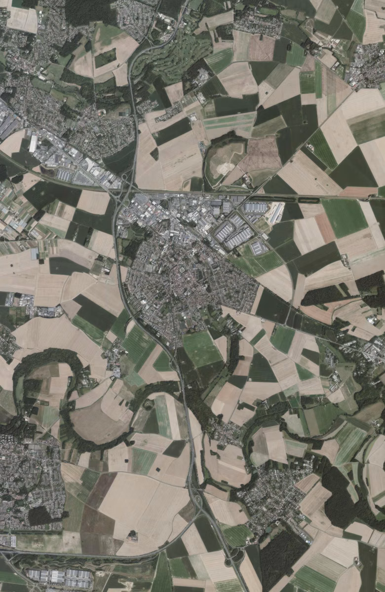 Brie-Comte-Robert aujourd'hui, le territoire vu du ciel