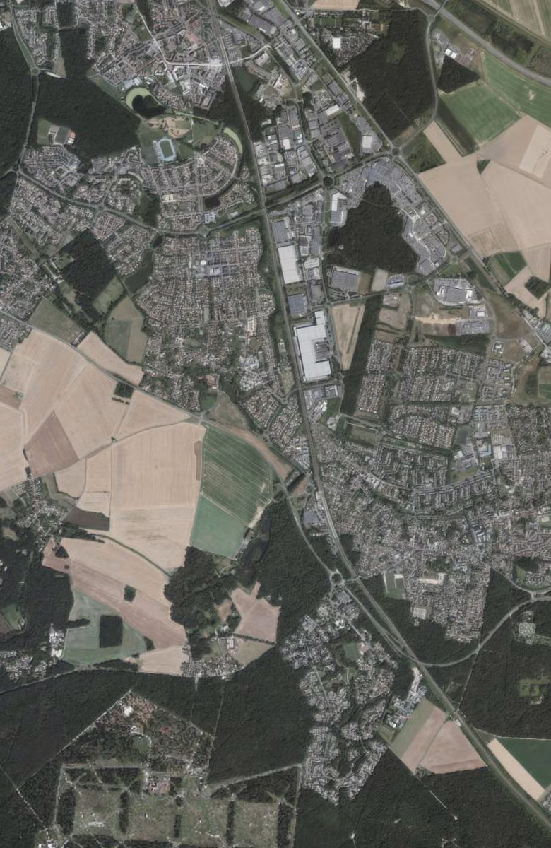 Cesson aujourd'hui, le territoire vu du ciel