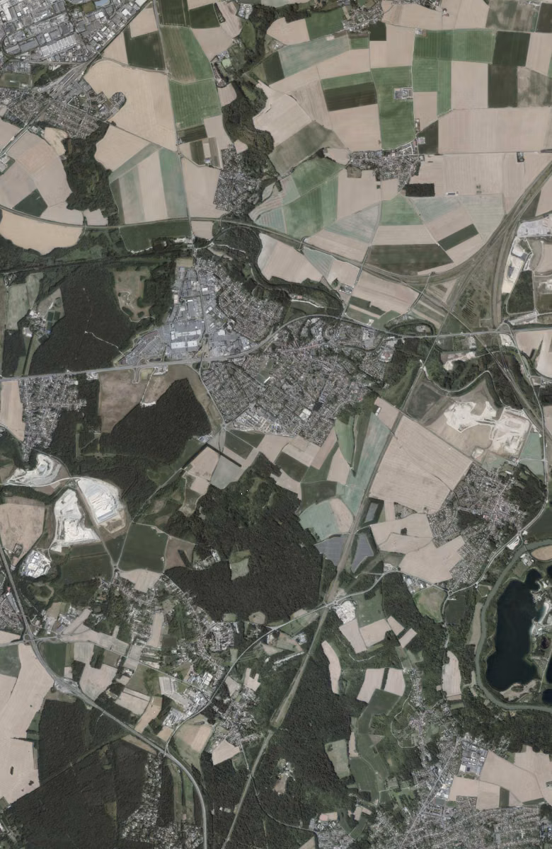 Claye-Souilly aujourd'hui, le territoire vu du ciel