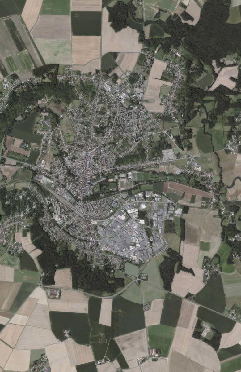 Coulommiers aujourd'hui, le territoire vu du ciel