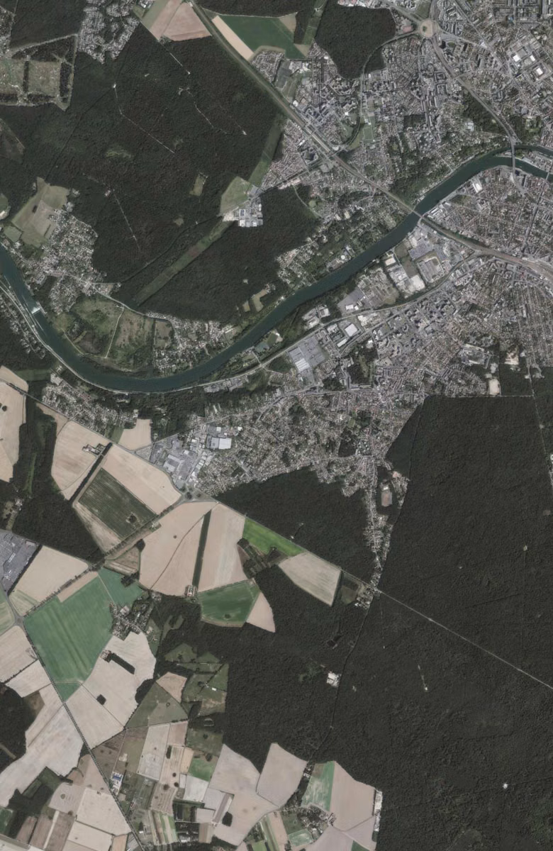 Dammarie-les-Lys aujourd'hui, le territoire vu du ciel