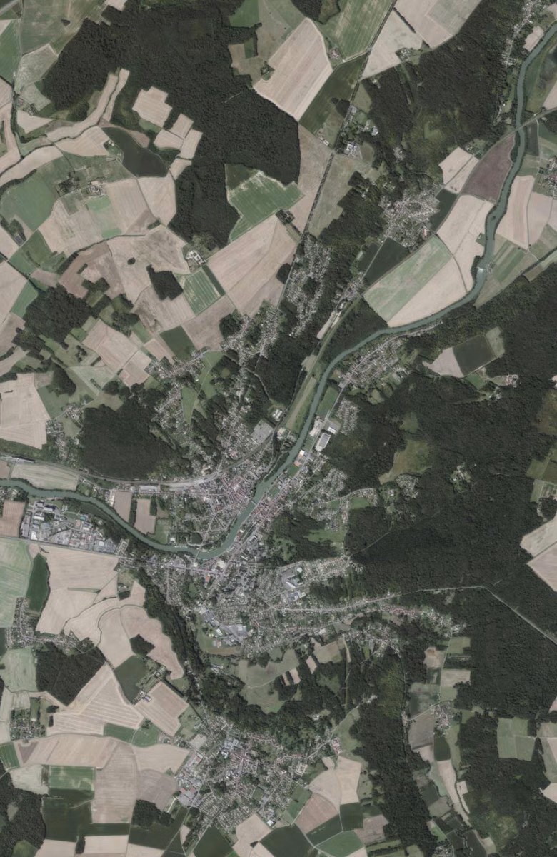 La Ferté-sous-Jouarre aujourd'hui, le territoire vu du ciel