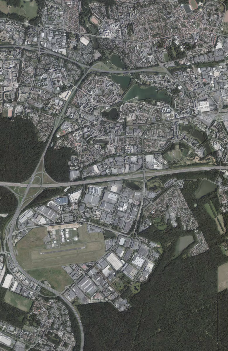 Lognes aujourd'hui, le territoire vu du ciel