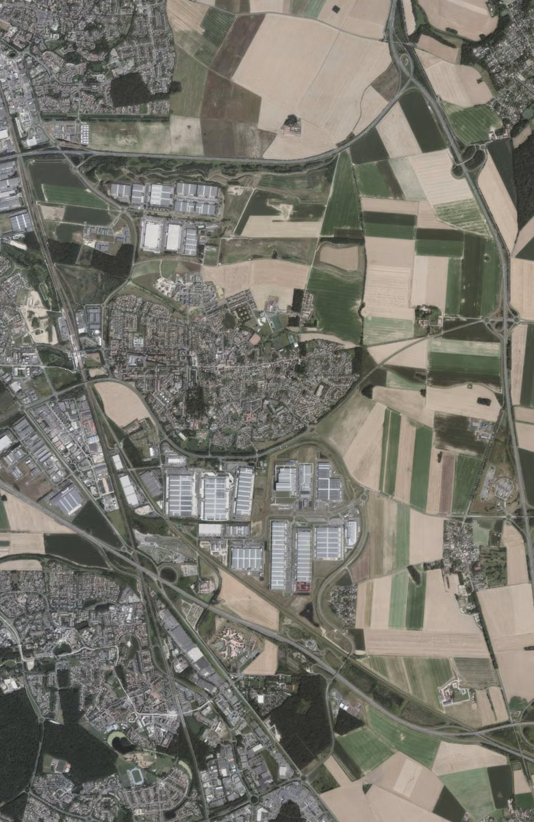 Moissy-Cramayel aujourd'hui, le territoire vu du ciel