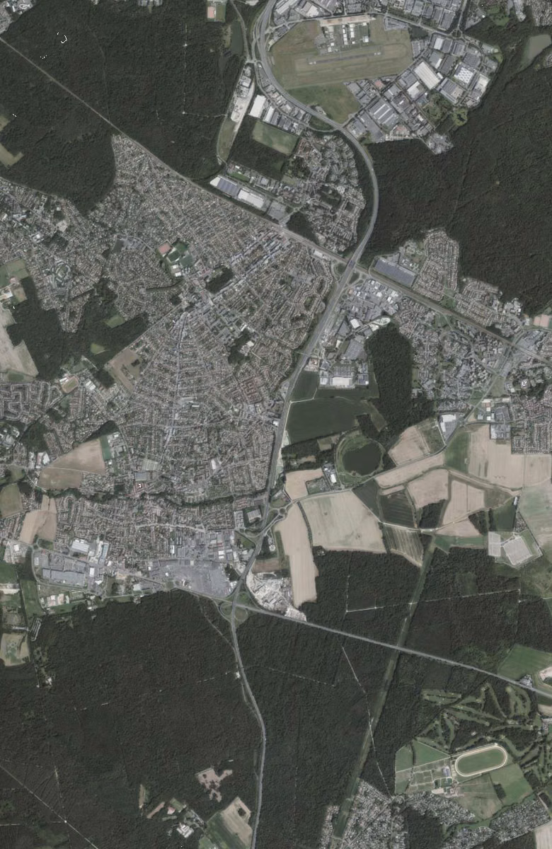 Pontault-Combault aujourd'hui, le territoire vu du ciel