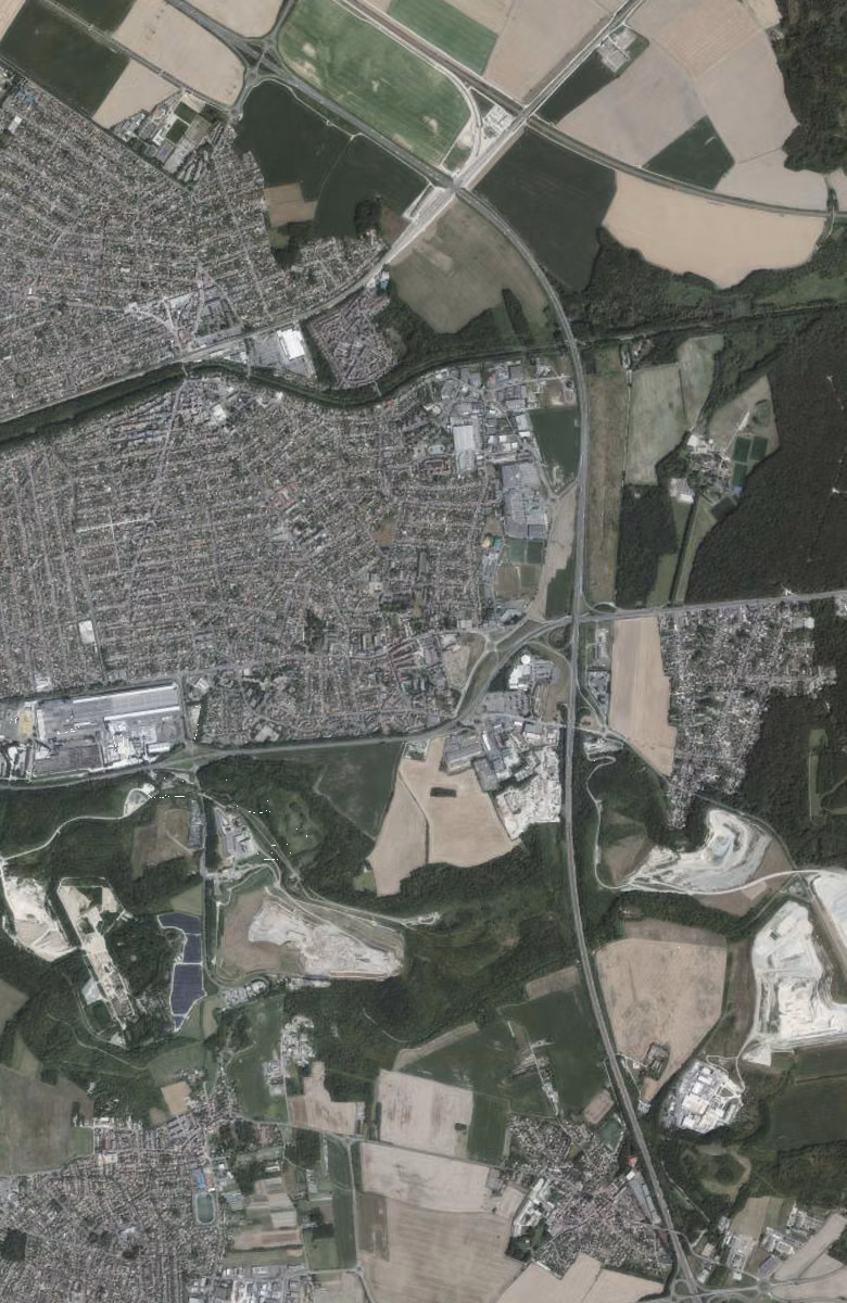 Villeparisis aujourd'hui, le territoire vu du ciel