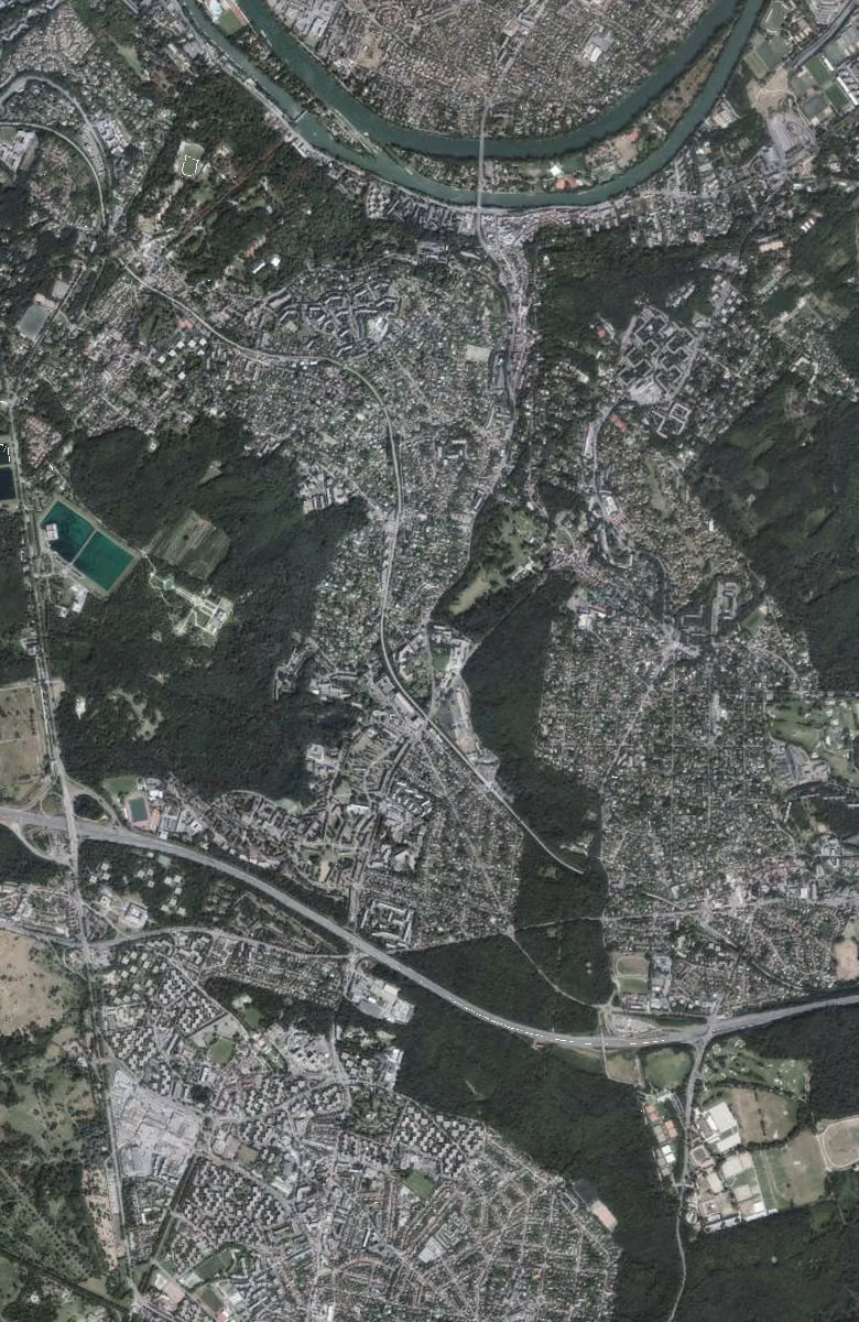 La Celle-Saint-Cloud aujourd'hui, le territoire vu du ciel