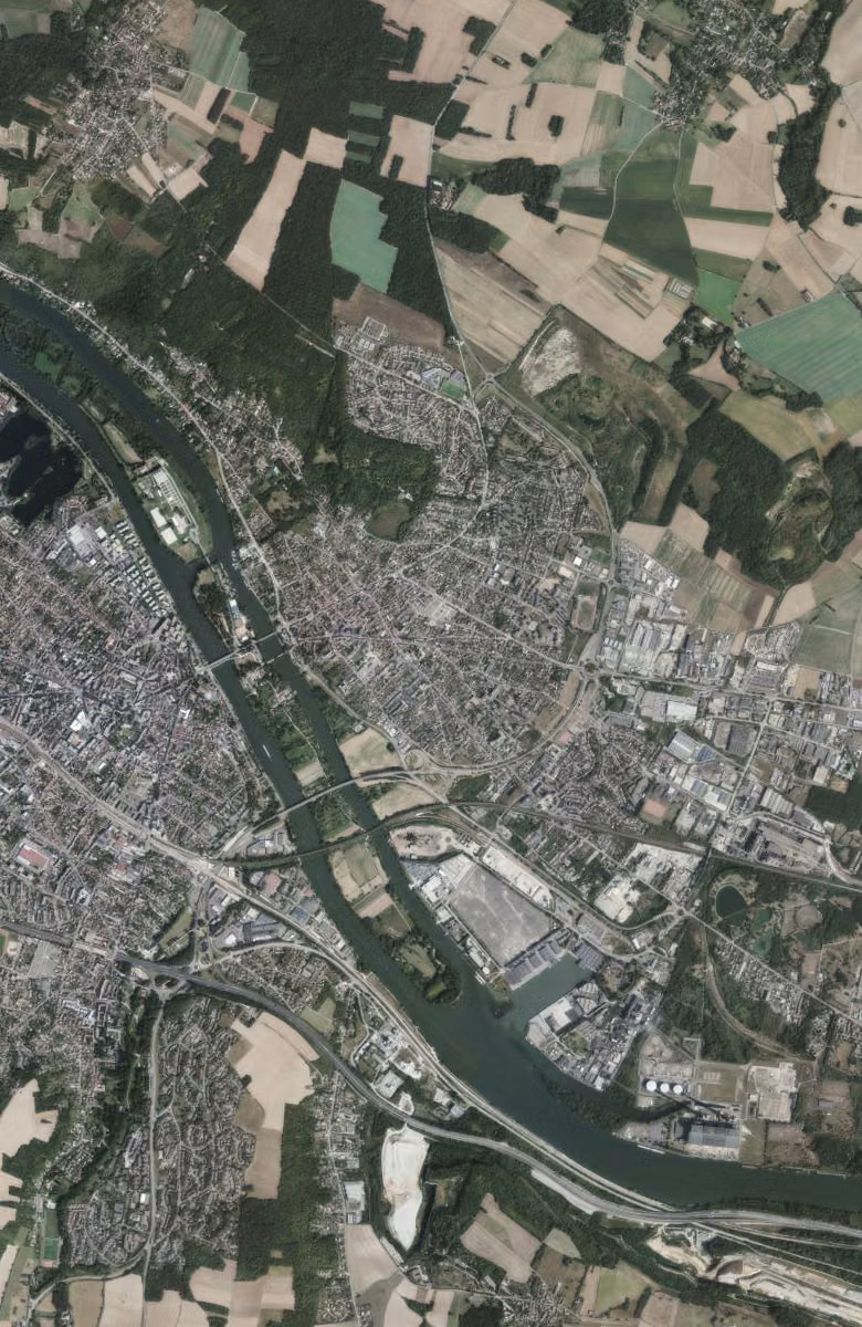 Limay aujourd'hui, le territoire vu du ciel