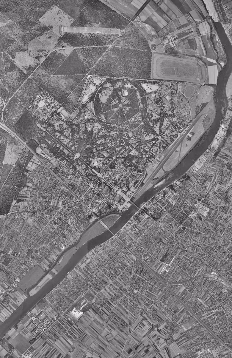 Maisons-Laffitte en 1949, le territoire vu du ciel, au même cadrage