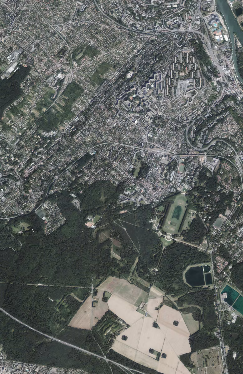 Marly-le-Roi aujourd'hui, le territoire vu du ciel